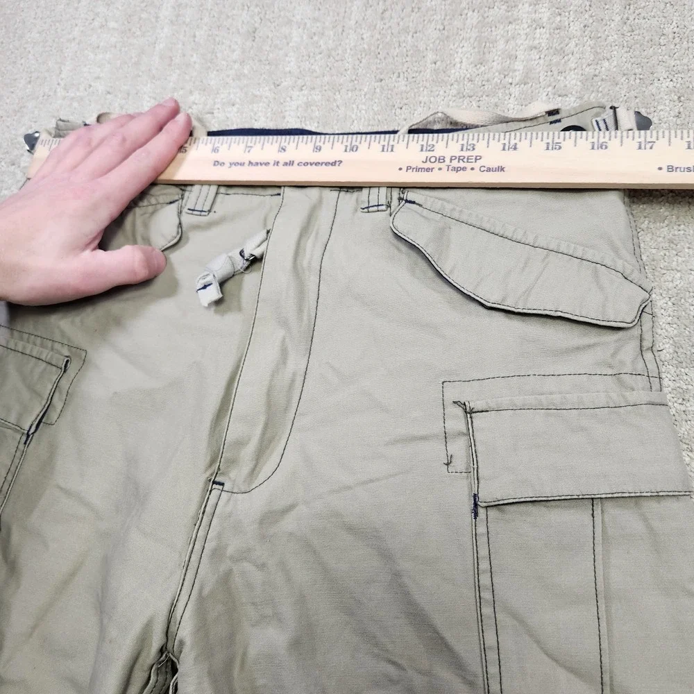 Vintage No Boundaries Cargo Pants Men 32x32 Baggy Paratrooper Wide Leg Y2K Trip - Picture 5 of 15